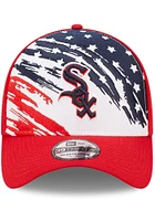 New Era Chicago White Sox Mens Red 2022 4th of July 39THIRTY Flex Hat