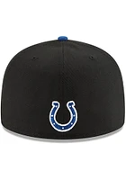 New Era Indianapolis Colts Mens Black 2022 NFL Draft 59FIFTY Fitted Hat