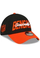 New Era Cincinnati Bengals Mens Black 2022 NFL Draft 39THIRTY Flex Hat