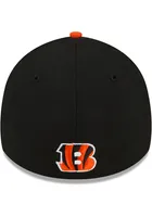 New Era Cincinnati Bengals Mens Black 2022 NFL Draft 39THIRTY Flex Hat