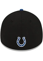 New Era Indianapolis Colts Mens Black 2022 NFL Draft 39THIRTY Flex Hat