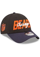 New Era Chicago Bears 2022 NFL Draft 9FORTY Adjustable Hat - Black