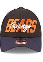 New Era Chicago Bears 2022 NFL Draft 9FORTY Adjustable Hat - Black