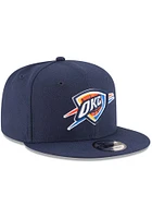 New Era Oklahoma City Thunder Blue NBA20 9FIFTY Mens Snapback Hat