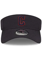 New Era Cleveland Guardians Mens Navy Blue 2022 Batting Practce Adjustable Visor