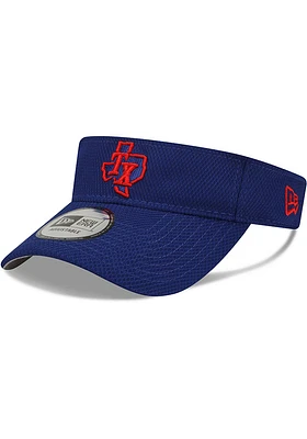 New Era Texas Rangers Mens Navy Blue 2022 Batting Practce Adjustable Visor