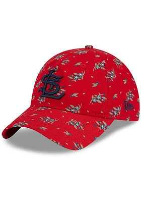 New Era St Louis Cardinals Red Retro JR Floral 9TWENTY Adjustable Toddler Hat