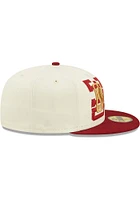 New Era Cleveland Cavaliers Mens White 2022 NBA Draft 59FIFTY Fitted Hat