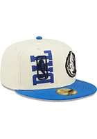 New Era Dallas Mavericks Mens White 2022 NBA Draft 59FIFTY Fitted Hat