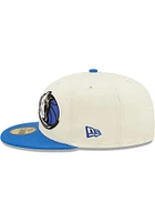 New Era Dallas Mavericks Mens White 2022 NBA Draft 59FIFTY Fitted Hat
