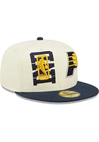 New Era Indiana Pacers Mens White 2022 NBA Draft 59FIFTY Fitted Hat
