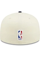 New Era Indiana Pacers Mens White 2022 NBA Draft 59FIFTY Fitted Hat
