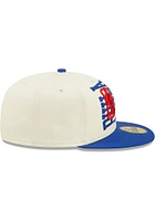 New Era Philadelphia 76ers Mens White 2022 NBA Draft 59FIFTY Fitted Hat