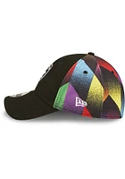 New Era Sporting Kansas City Mens Black MLS 2022 Pride 39THIRTY Flex Hat
