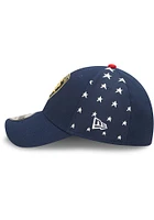 New Era Sporting Kansas City Mens Navy Blue MLS 2022 Americana 39THIRTY Flex Hat
