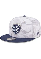 New Era Sporting Kansas City Grey MLS 2022 Salute to Service 9FIFTY Mens Snapback Hat