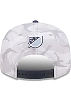 New Era Sporting Kansas City Grey MLS 2022 Salute to Service 9FIFTY Mens Snapback Hat