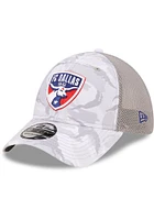 New Era FC Dallas Mens Grey MLS 2022 Salute to Service 39THIRTY Flex Hat