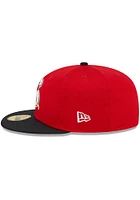 New Era Springfield Cardinals Mens Red MiLB 2022 Batting Practice 59FIFTY Fitted Hat