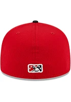 New Era Springfield Cardinals Mens Red MiLB 2022 Batting Practice 59FIFTY Fitted Hat