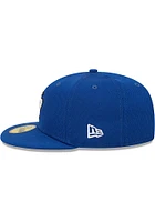 New Era Omaha Storm Chasers Mens Blue MiLB 2022 Batting Practice 59FIFTY Fitted Hat