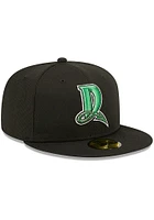 New Era Dayton Dragons Mens Black MiLB 2022 Batting Practice 59FIFTY Fitted Hat