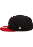 New Era Toledo Mud Hens Mens Blue MiLB 2022 Batting Practice 59FIFTY Fitted Hat