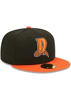 New Era Dayton Dragons Mens Black MiLB 2022 Authentic Collection Fitted Hat