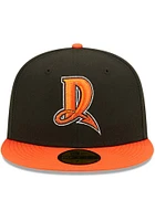 New Era Dayton Dragons Mens Black MiLB 2022 Authentic Collection Fitted Hat