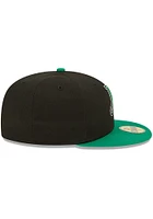 New Era Dayton Dragons Mens Black MiLB 2022 Authentic Collection Iconic Fitted Hat