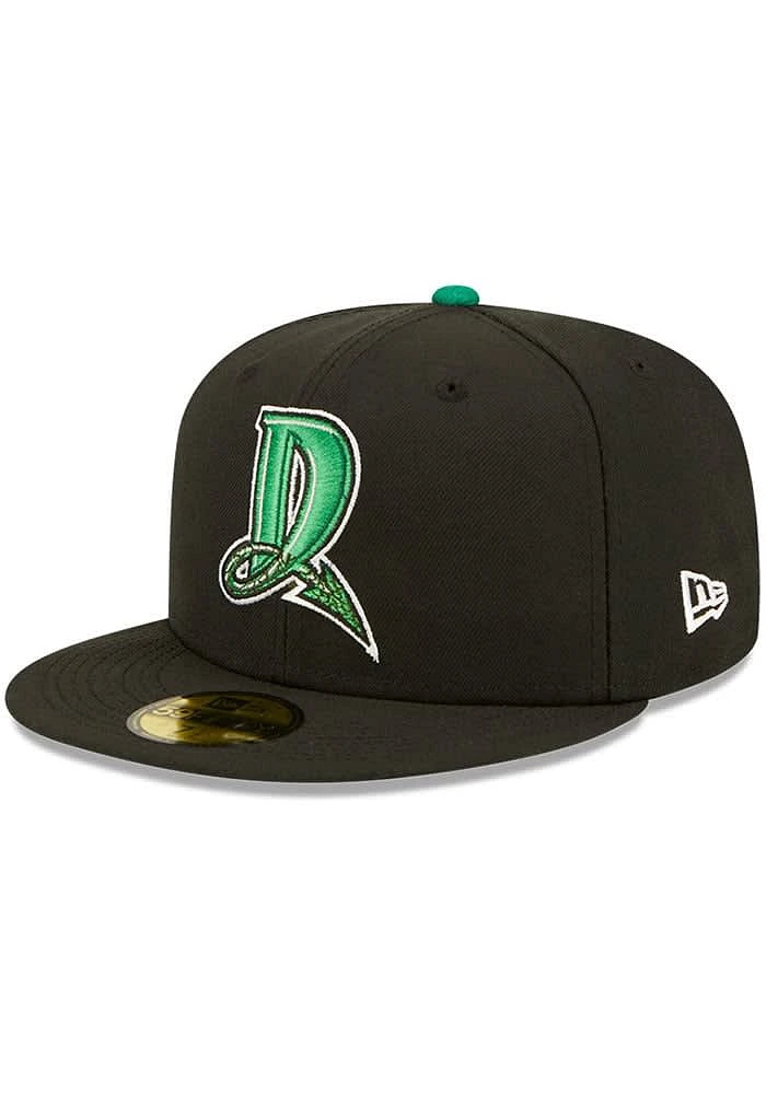 New Era Dayton Dragons Mens Black MiLB 2022 Authentic Collection Classic Fitted Hat