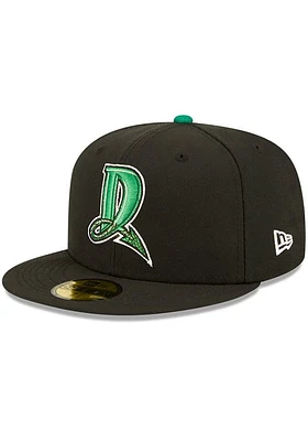 New Era Dayton Dragons Mens Black MiLB 2022 Authentic Collection Classic Fitted Hat