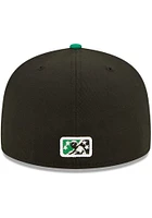 New Era Dayton Dragons Mens Black MiLB 2022 Authentic Collection Classic Fitted Hat