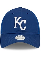 New Era Kansas City Royals Blue Womens Banded 9TWENTY Womens Adjustable Hat