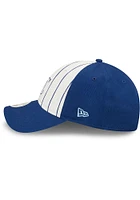 New Era Kansas City Royals Blue Womens Striped Glam 9TWENTY Womens Adjustable Hat