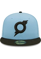 New Era Omaha Storm Chasers Mens Blue MiLB 2022 Authentic Collection Classic Fitted Hat
