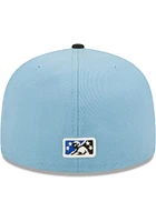 New Era Omaha Storm Chasers Mens Blue MiLB 2022 Authentic Collection Classic Fitted Hat
