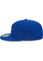 New Era Omaha Storm Chasers Mens Blue MiLB 2022 Authentic Collection Classic Graphic Fitted Hat