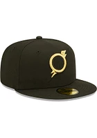 New Era Omaha Storm Chasers Mens Black MiLB 2022 Authentic Collection Modern Fitted Hat