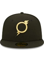 New Era Omaha Storm Chasers Mens Black MiLB 2022 Authentic Collection Modern Fitted Hat