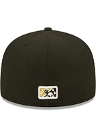 New Era Omaha Storm Chasers Mens Black MiLB 2022 Authentic Collection Modern Fitted Hat