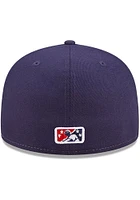 New Era Reading Fightin Phils Mens Red MiLB 2022 Authentic Collection Iconic Fitted Hat