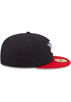New Era Wichita Wind Surge Mens Navy Blue MiLB 2022 Authentic Collection Fitted Hat