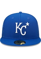 New Era Kansas City Royals Mens Blue 2022 All-Star Workout 59FIFTY Fitted Hat