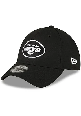 New Era York Jets Mens Black Team Classic 39THIRTY Flex Hat
