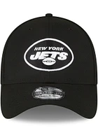 New Era York Jets Mens Black Team Classic 39THIRTY Flex Hat