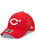 New Era Cincinnati Reds Mens Red 2022 All-Star Workout 39THIRTY Flex Hat