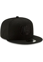 New Era Cincinnati Bengals Black Tonal Basic 9FIFTY Mens Snapback Hat