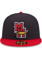 New Era Toledo Mud Hens Mens Blue MiLB 2022 Authentic Collection Classic Fitted Hat