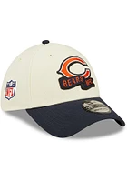 New Era Chicago Bears Mens Ivory 2022 Sideline 39THIRTY Flex Hat